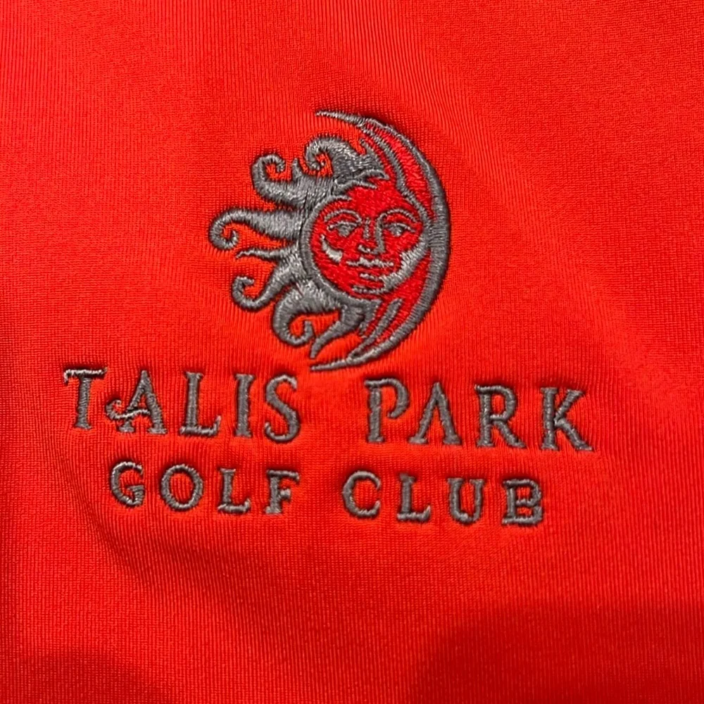 Adidas Golf Orange 3 Button Polo Shirt Pristine Condition Size 2XL